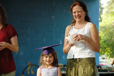 Ms. Sue at Graduation in Brighton